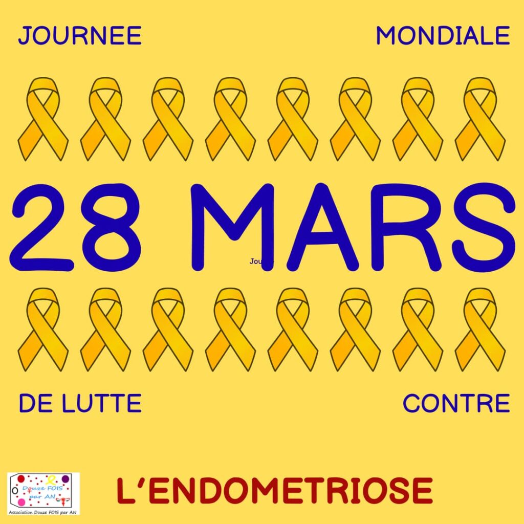 Affiche journée mondiale de lutte contre l'endométriose 