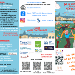 Conférences à la Fête de la Ménopause – 18 Octobre
